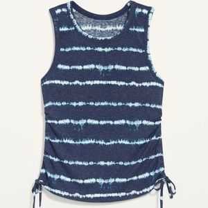 Old Navy UltraLite Rib-Knit Side-Cinch Cropped Tank Top for Women